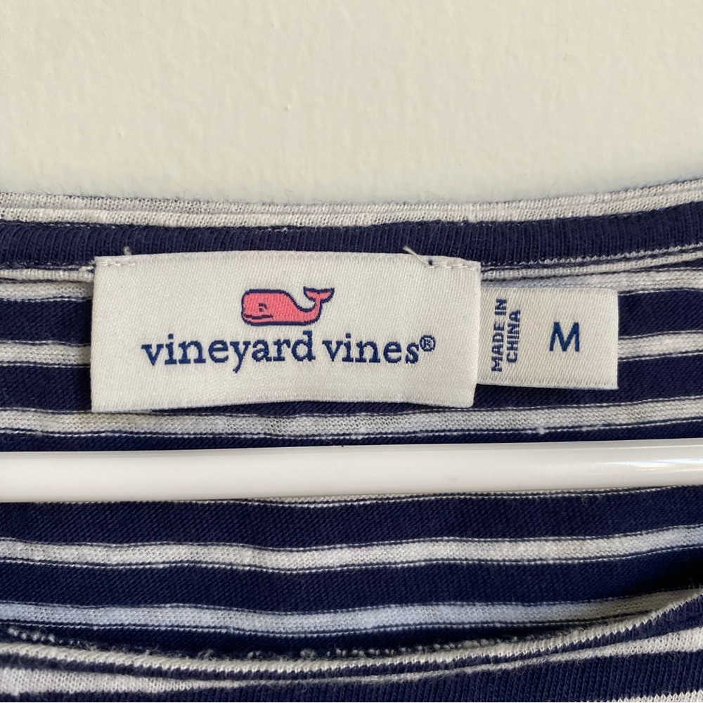 NWOT Vineyard Vines Cotton Hemp Long Sleeve Top M - Picture 2 of 4